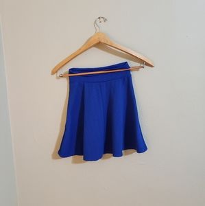 Charlotte Russe mini skirt blue XS flare